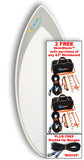 CAM Fiber 52" Fiberglass Skimboard with 2 FREE SkimShots™ & Double-Up Bungee