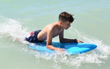 2-in-1 Soft Top Skimboard / Bodyboard for up to 120 lbs with FREE SkimShot™ & Double-Up Bungee