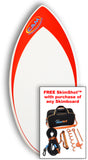 CAM Fiber 44" Fiberglass Skimboard with FREE SkimShot™
