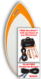 CAM Fiber 48" Fiberglass Skimboard with FREE SkimShot™ & Double-Up Bungee