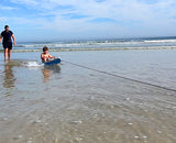 Skimflatable™ 44 inch - Rigid Inflatable 2-in-1 Skimboard / Bodyboard for up to 90 lbs with FREE SkimShot™