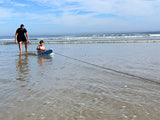 Skimflatable™ 48 inch - Rigid Inflatable 2-in-1 Skimboard / Bodyboard for up to 120 lbs with FREE SkimShot™ & Double-Up Bungee