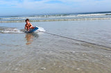 Skimflatable™ 48 inch - Rigid Inflatable 2-in-1 Skimboard / Bodyboard for up to 120 lbs with FREE SkimShot™ & Double-Up Bungee