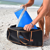 Skimflatable™ 48 inch - Rigid Inflatable 2-in-1 Skimboard / Bodyboard for up to 120 lbs with FREE SkimShot™ & Double-Up Bungee