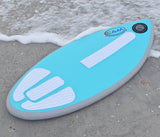 Skimflatable™ 48 inch - Rigid Inflatable 2-in-1 Skimboard / Bodyboard for up to 120 lbs with FREE SkimShot™ & Double-Up Bungee