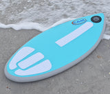 Skimflatable™ 44 inch - Rigid Inflatable 2-in-1 Skimboard / Bodyboard for up to 90 lbs with FREE SkimShot™