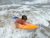 2-in-1 Soft Top Skimboard / Bodyboard for up to 120 lbs with FREE SkimShot™ & Double-Up Bungee