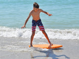 2-in-1 Soft Top Skimboard / Bodyboard for up to 120 lbs with FREE SkimShot™ & Double-Up Bungee