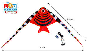 LED Rocket Kites™ - Fish Kite with 48 LED Lights