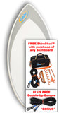 CAM Fiber 48" Fiberglass Skimboard with FREE SkimShot™ & Double-Up Bungee
