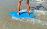 2-in-1 Soft Top Skimboard / Bodyboard for up to 120 lbs with FREE SkimShot™ & Double-Up Bungee