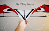 3D Z-Wing - Dual Line Stunt Kite with Tails